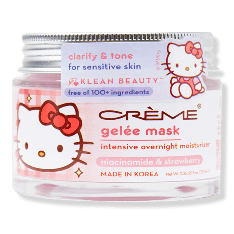 Sanrio Hello Kitty Klean Beauty Intensive Overnight Moisture Gelee Mask