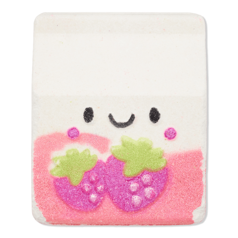 Strawberry Milk Carton Bath Bomb Fizzer