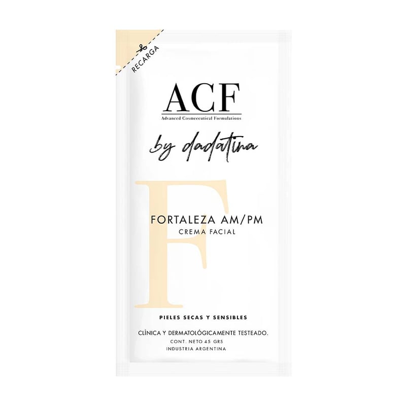 Acf - Crema Facial Acf By Dadatina Fortaleza Repuesto