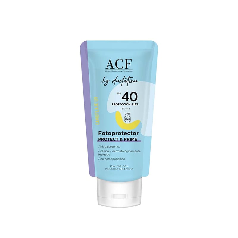 Acf - Fotoprotector Acf By Dadatina Uv Spf 40 Protect & Prime