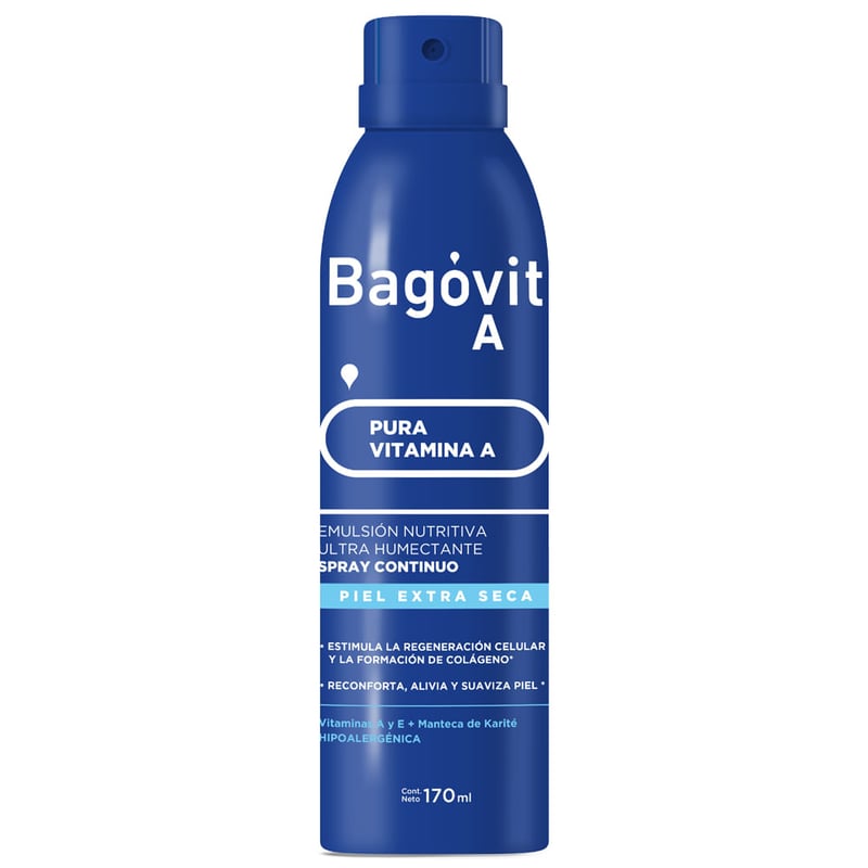 Bagóvit - Emulsión Bagóvit Spray Continuo Piel Extra Seca
