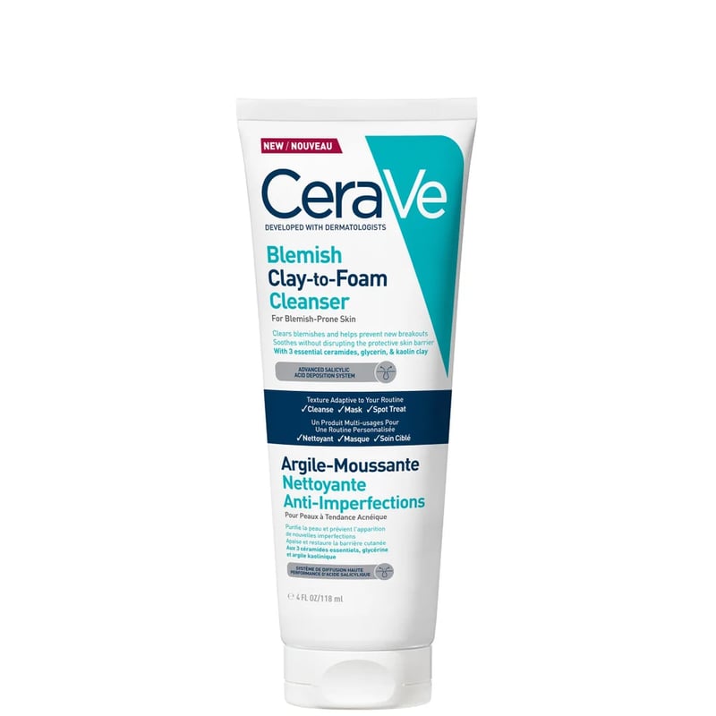 CeraVe - Blemish Clay To Foam Cleanser