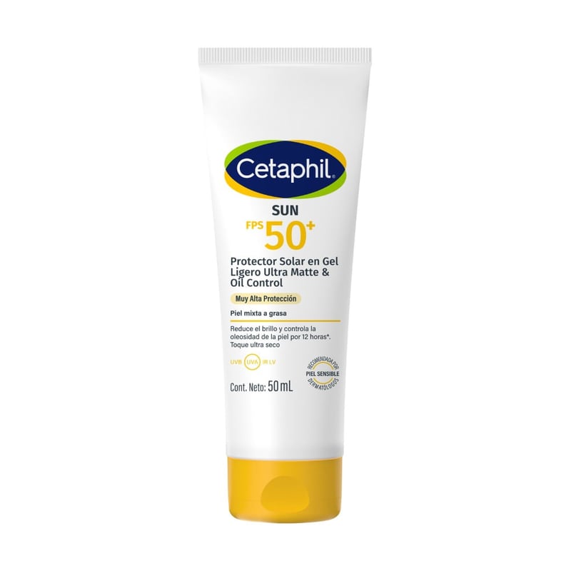 Cetaphil - Protector Solar Cetaphil Sun Ultra Matte & Oli Control FPS 50+ Sin Color
