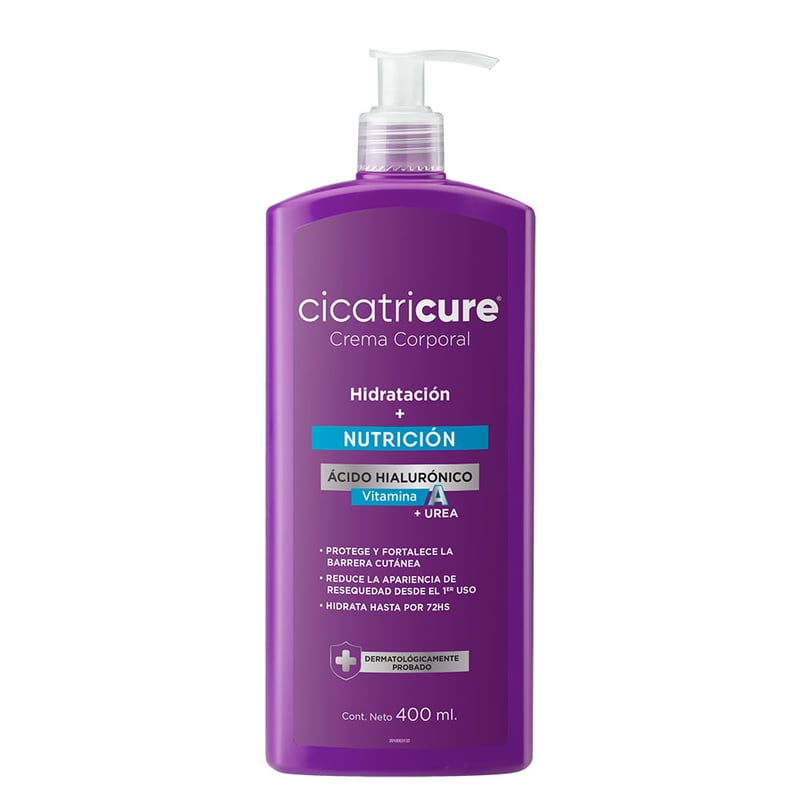 Cicatricure - Crema Corporal Cicatricure Hidratación y Nutrición con Ácido Hialurónico