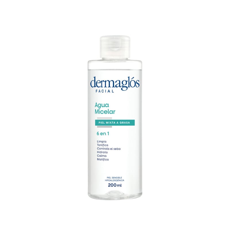 Dermaglós - Agua Micelar Dermaglós Piel Mixta a Grasa