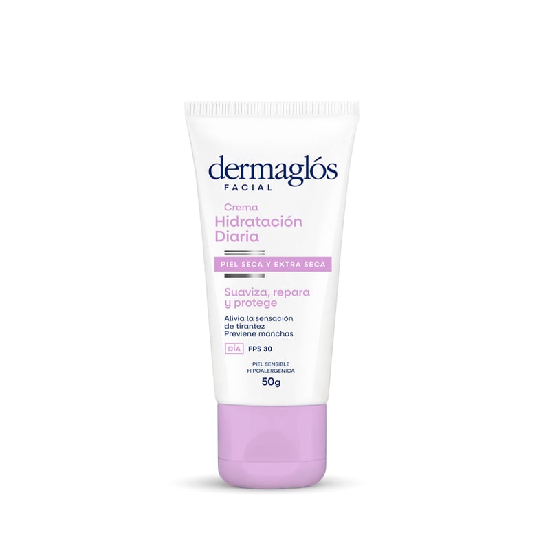 Dermaglós - Crema Facial Hidratante Dermaglos de Dia para Piel Seca Fps30