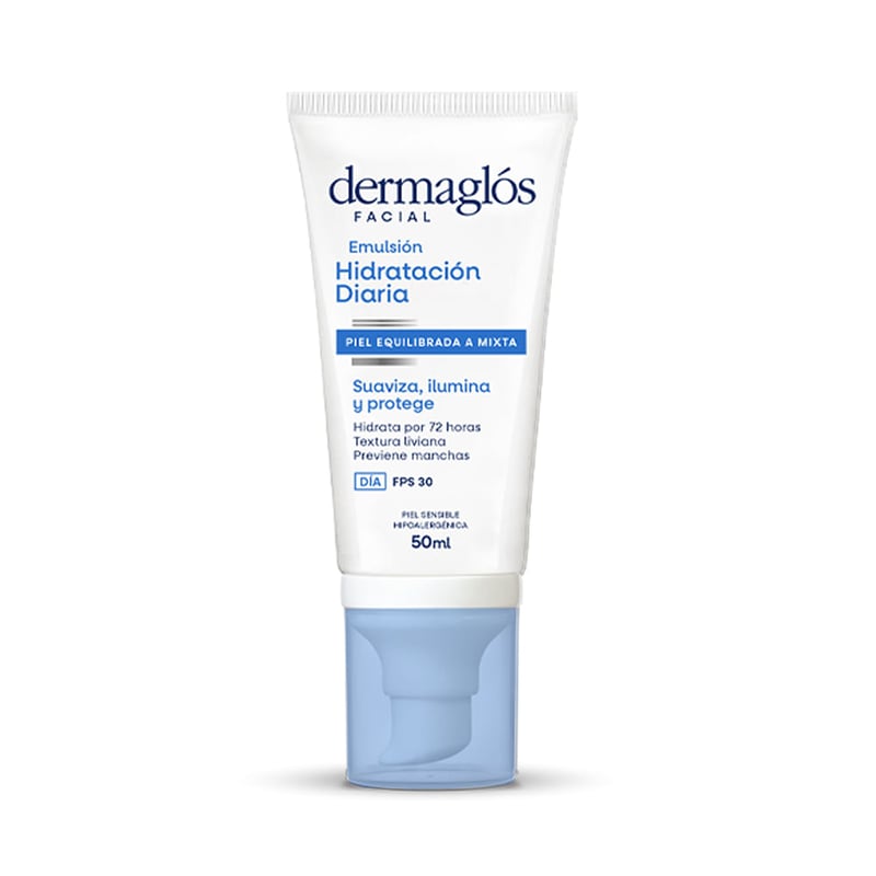 Dermaglós - Emulsión Facial Hidratante Dermaglos de Dia para Piel Normal a Mixta Fps30