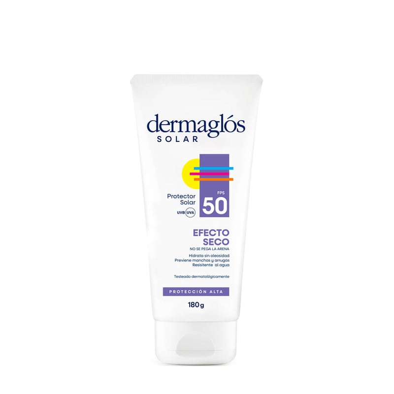 Dermaglós - Protector Solar Dermaglós Efecto Seco en Crema Fps 50