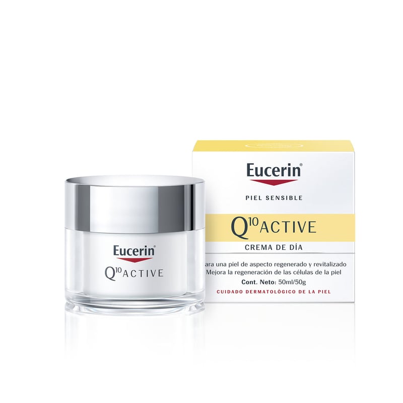 Eucerin - Crema Facial Eucerin Anti-Arrugas de Día Q10 Active para Piel Seca Fps 15