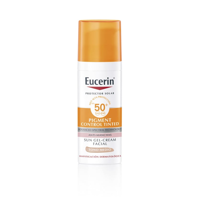 Eucerin - Protector Solar Facial Eucerin Pigment Control Tono Medio para Todo Tipo de Piel Fps 50+