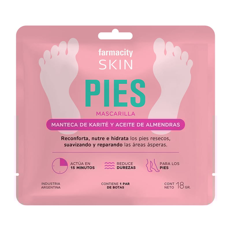 Farmacity Skin - Máscara para Pies Farmacity Skin