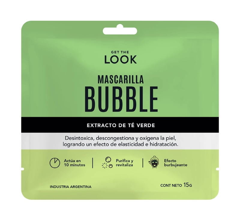 Get the Look - Mascarilla Facial Get The Look Bubble Green Tea