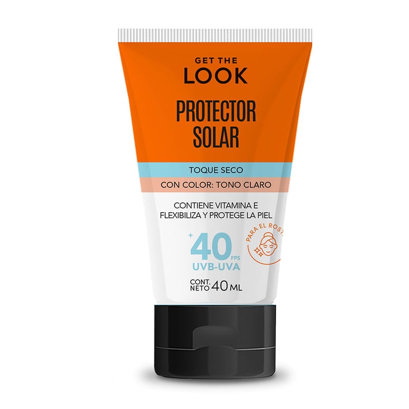 Get the Look - Protector Solar Facial Get The Look Tono Claro Fps 40