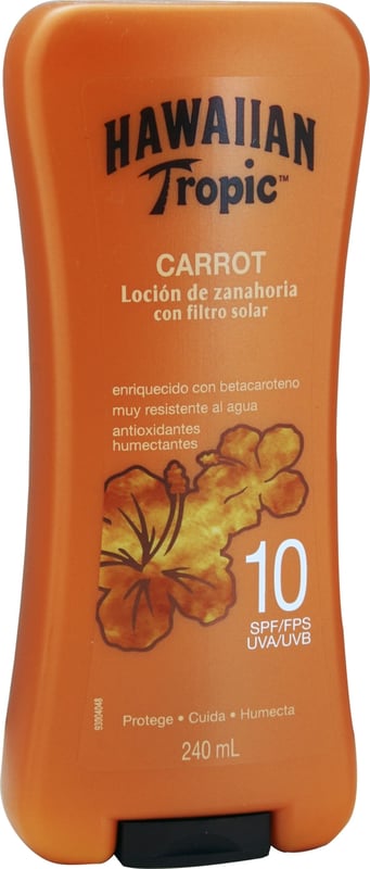 Hawaiian Tropic - Loción Protectora Hawaiian Tropic Carrot Fps 10