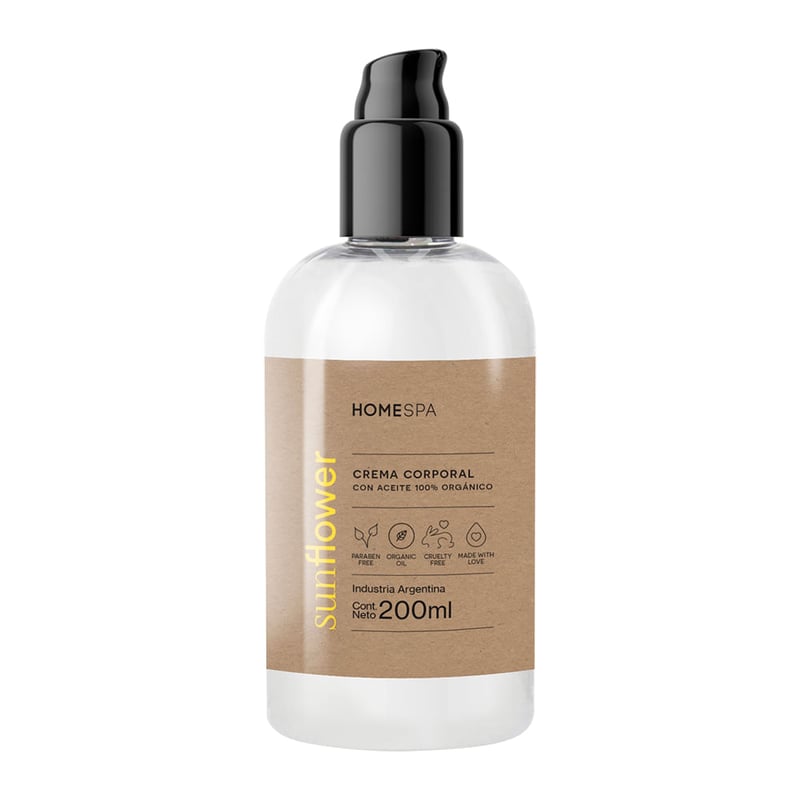 Home Spa - Crema Corporal Home Spa Sunflower