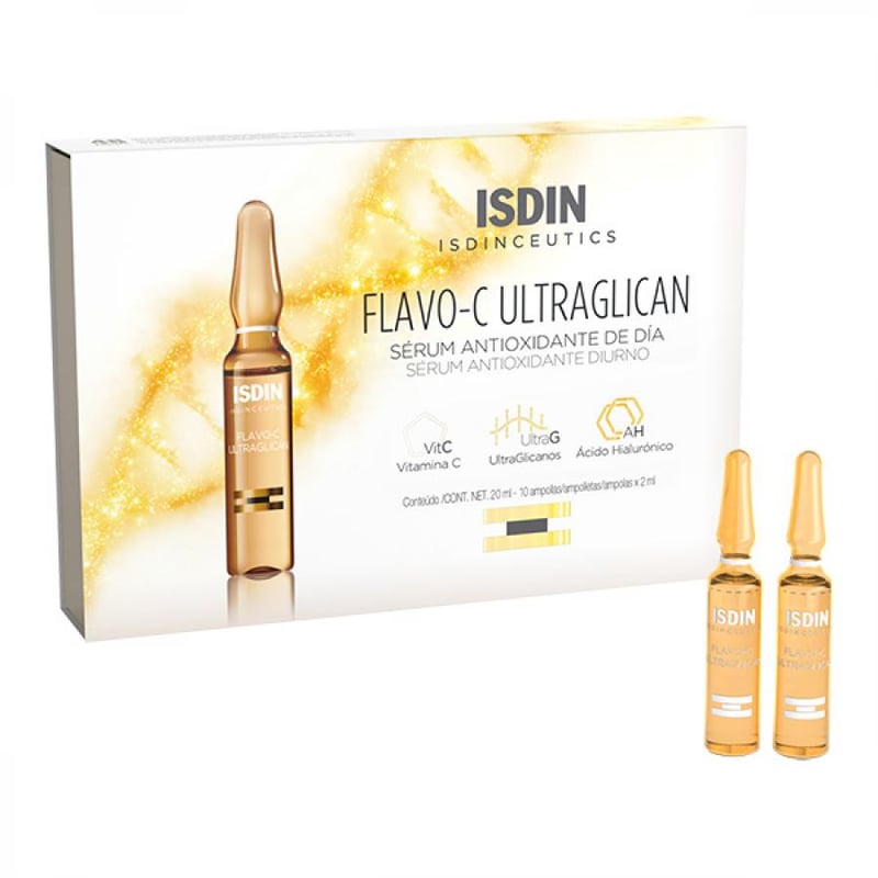 Isdin - Ampollas Sérum Antioxidante de Día Isdin Isdinceutics Flavo-C Ultraglican