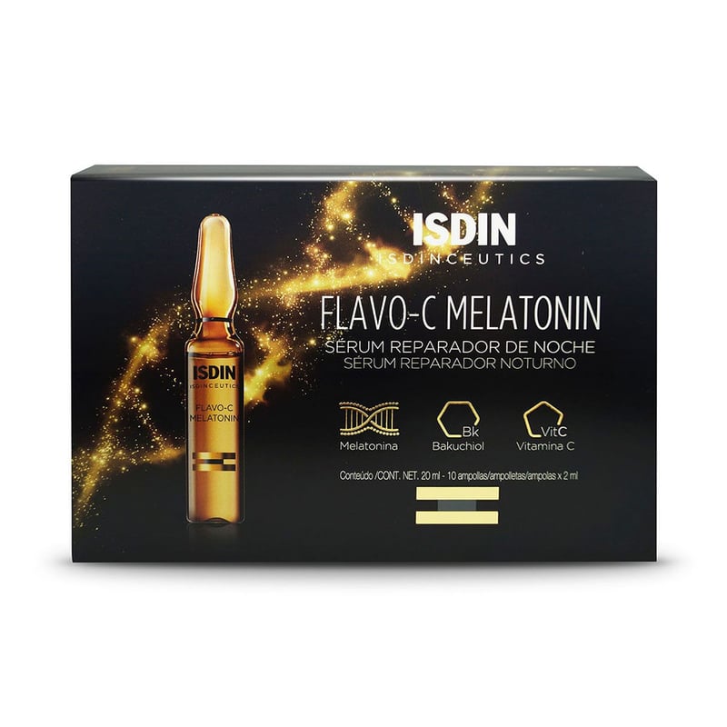 Isdin - Serum Antiedad Isdin Flavo C Melatonin x 10 Ampollas