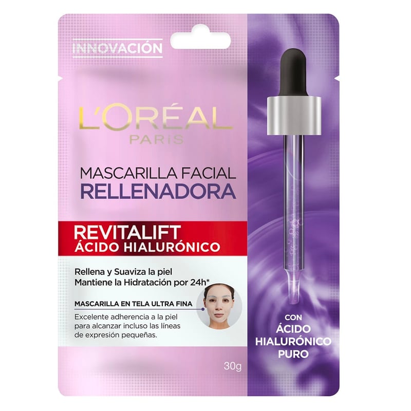 L'Oreal París - Mascarilla L'Oréal Paris Revitalift Ácido Hialulrónico