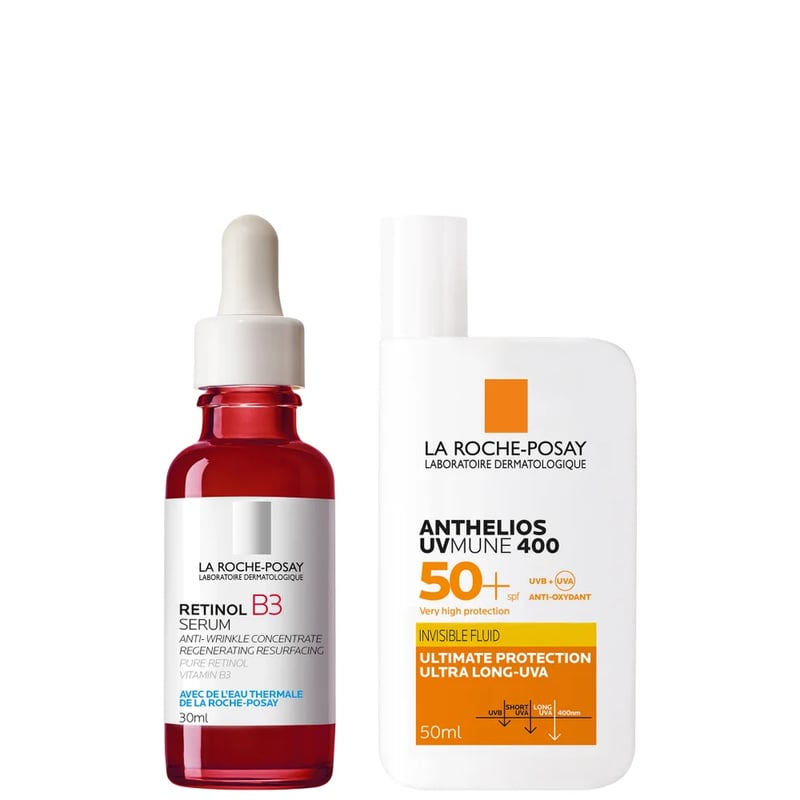 La Roche-Posay - Anti-Wrinkle Correct + Protect Duo Set: Retinol Serum and SPF50+