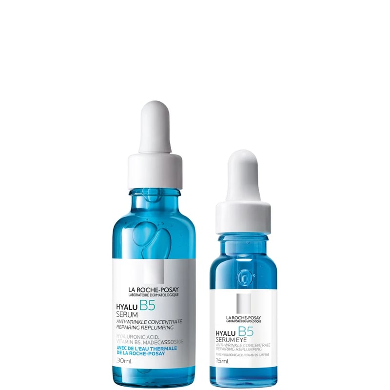La Roche-Posay - Replump and Hydrate Hyalu B5 Duo: Face Serum and Eye Cream Hyaluronic Acid Concentrated Care