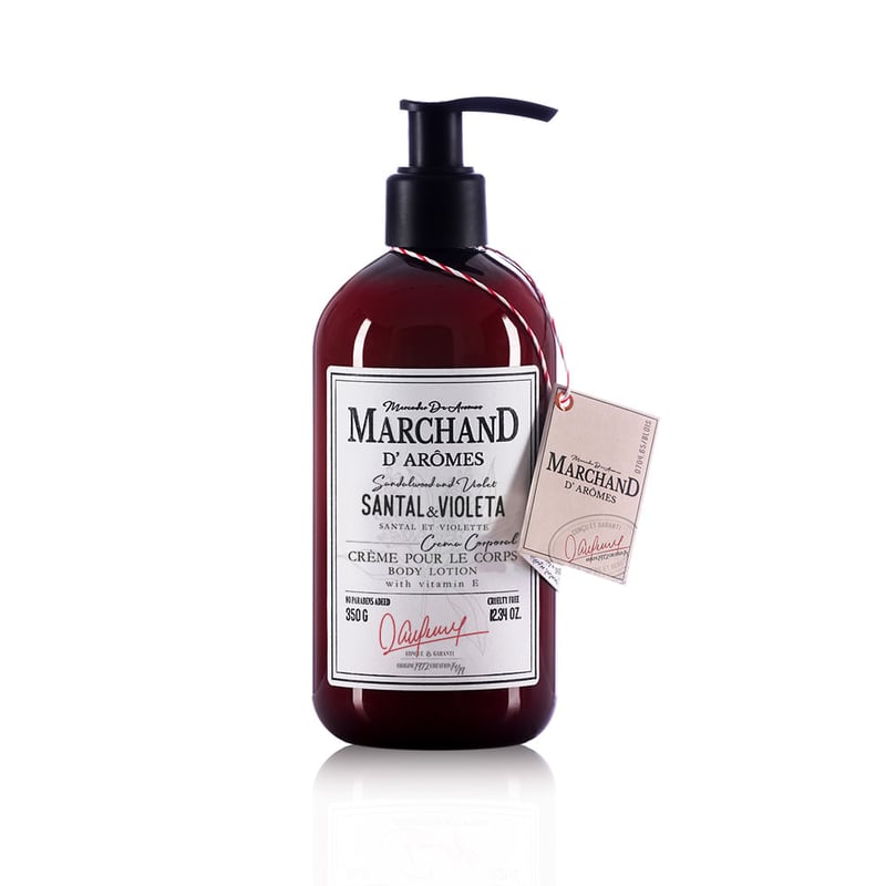 Marchand D Aromes - Crema Corporal Santal y Violeta con Vitamina E