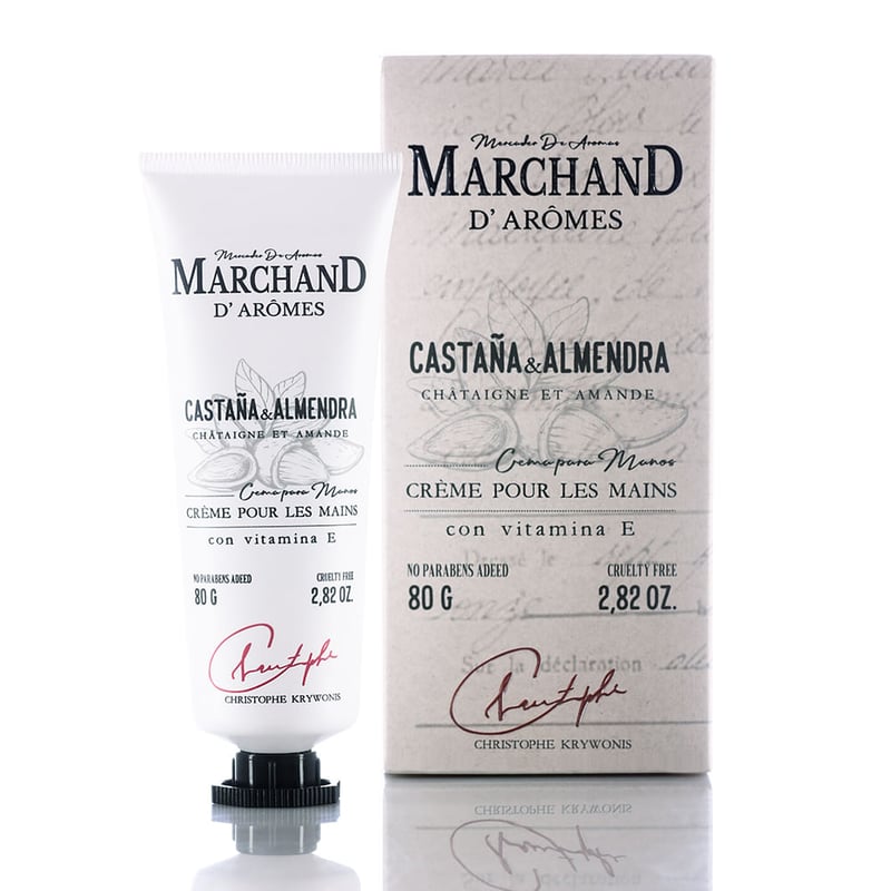 Marchand D Aromes - Crema de Manos Marchand D Aromes Almendra y Castaña con Vitamina E
