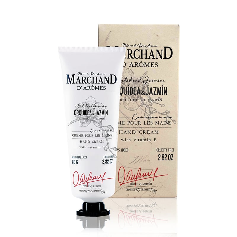 Marchand D Aromes - Crema de Manos Orquidea y Jazmin Con Vitamina E