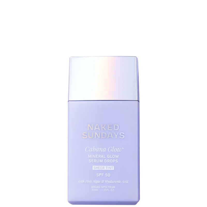 Naked Sundays - ‘Cabana Glow’ Mineral Glow Serum Drops SPF50 Sheer
