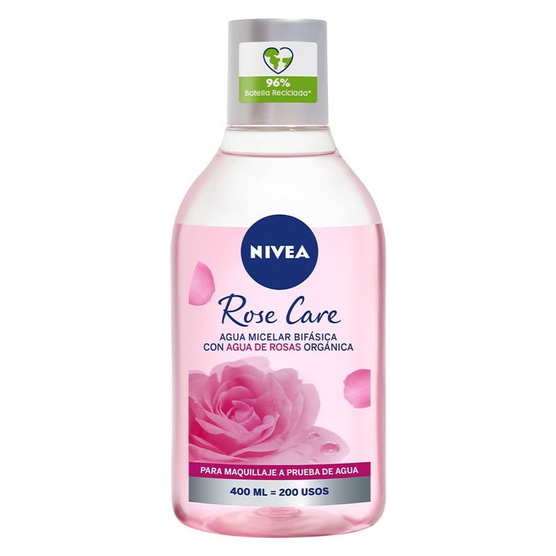 Nivea - Agua Micelar Bifásica Nivea Rose Care para Todo Tipo de Piel