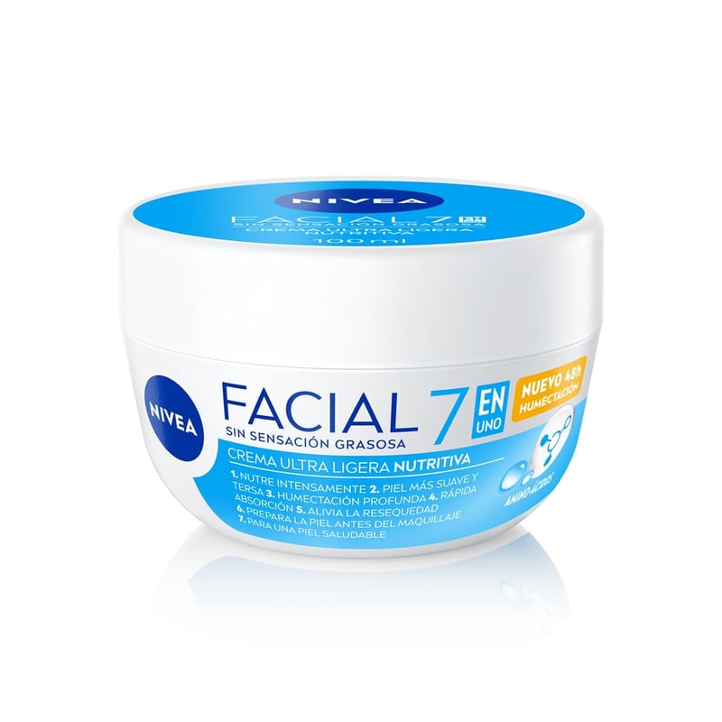Nivea - Crema Facial Nivea 7 en 1 Cuidado Nutritivo para Todo tipo de Piel