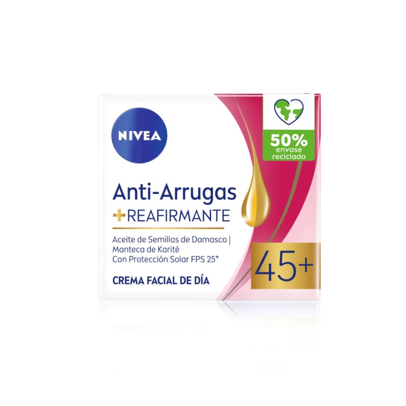 Nivea - Crema Facial Nivea Antiarrugas con Semillas de Damasco 45+