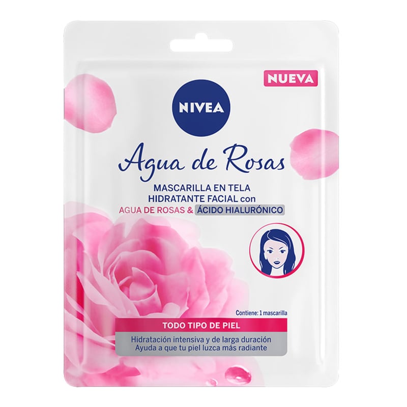 Nivea - Mascarilla en Tela Facial Nivea de Papel Rose Care