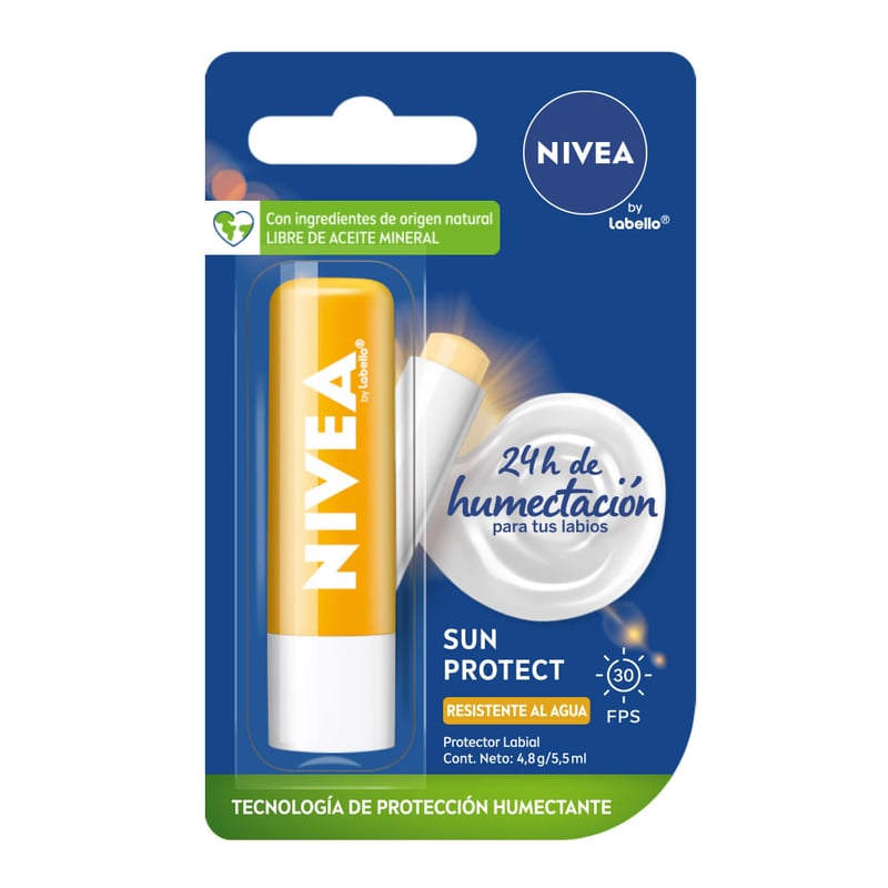 Nivea - Protector Labial Nivea Sun Protect Fps 30