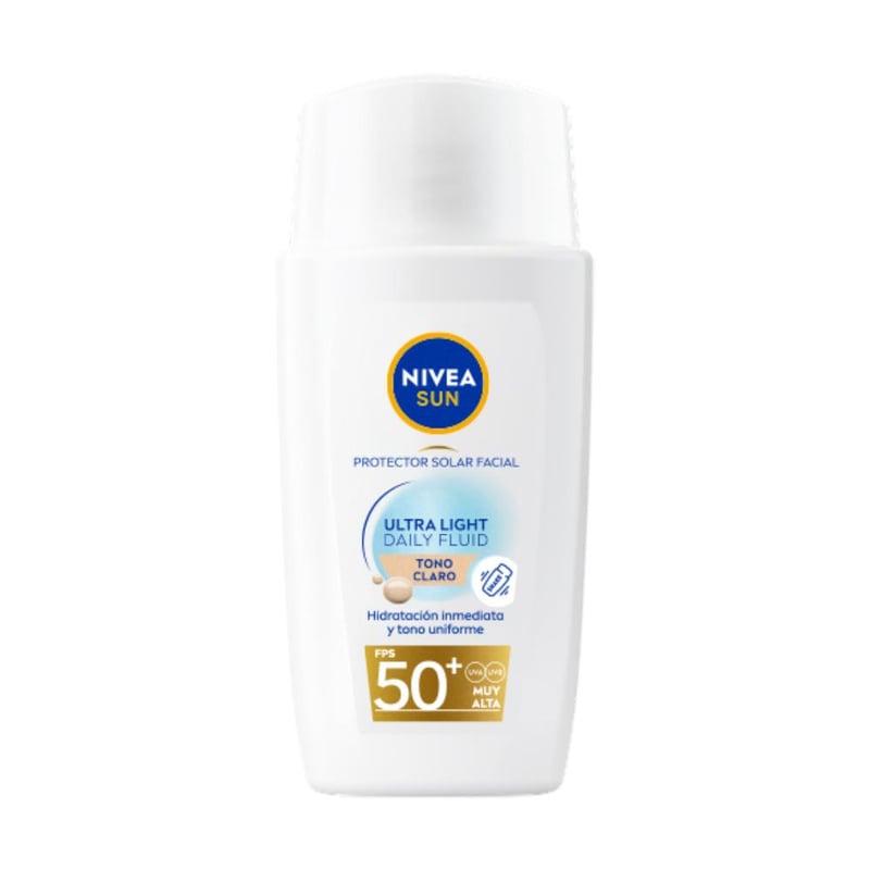 Nivea - Protector Solar Facial Nivea Sun Tono Claro Fps 50