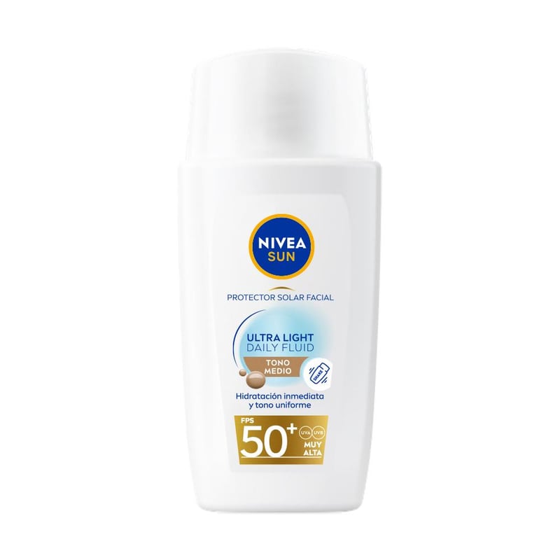 Nivea - Protector Solar Facial Nivea Sun Tono Medio Fps 50
