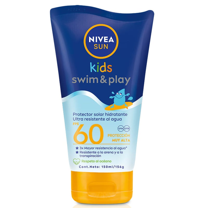 Nivea - Protector Solar Nivea Swim & Play Kids Fps 60