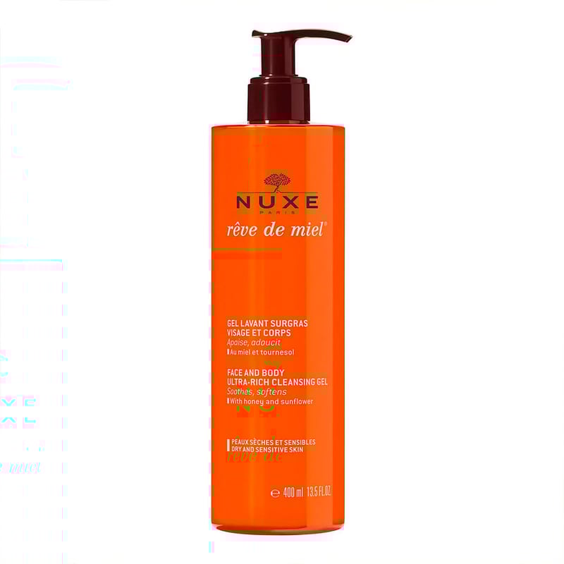 Nuxe - Gel Limpiador de Rostro y Cuerpo Nuxe Piel Seca Reve de Miel