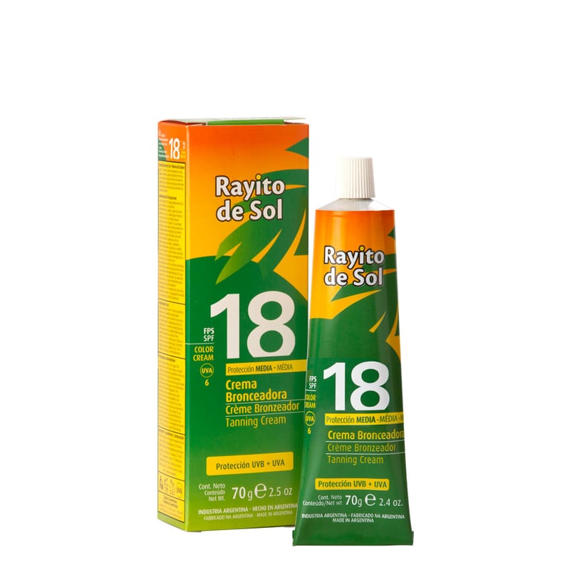 Rayito de Sol - Crema Rayito de Sol Protectora Solar Fps 18