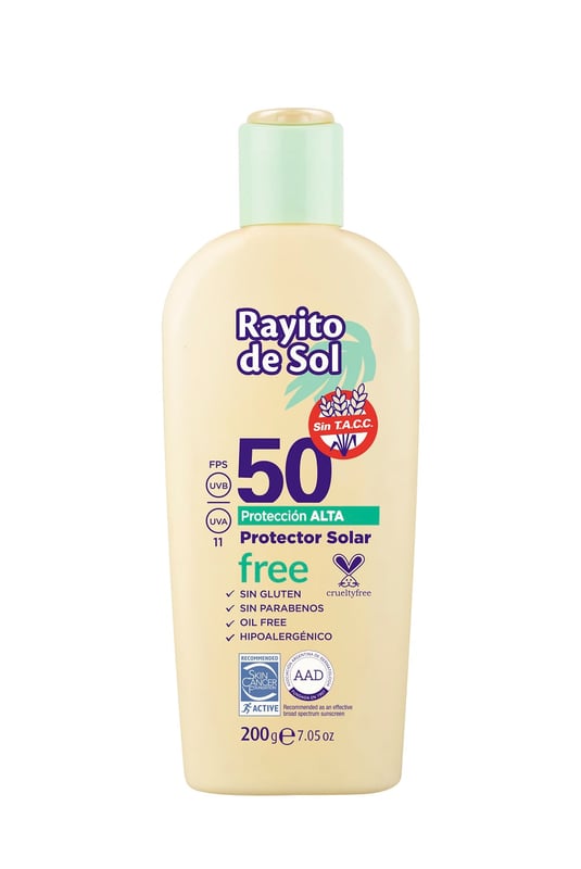 Rayito de Sol - Protector Solar Rayito de Sol Gluten Free Fps 50
