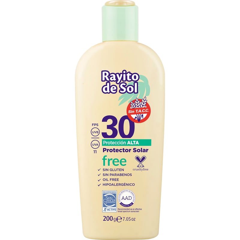 Rayito de Sol - Protector Solar Rayitos del Sol Gluten Free Fps 30