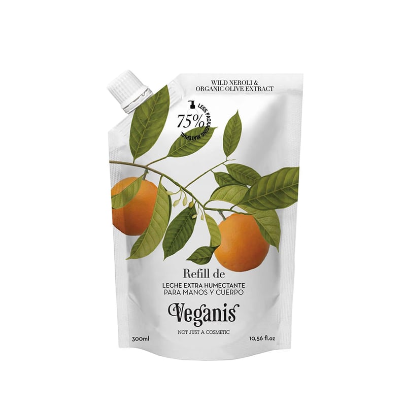 Veganis - Repuesto de Leche Corporal Veganis Neroli Salvaje y Extracto de Oliva