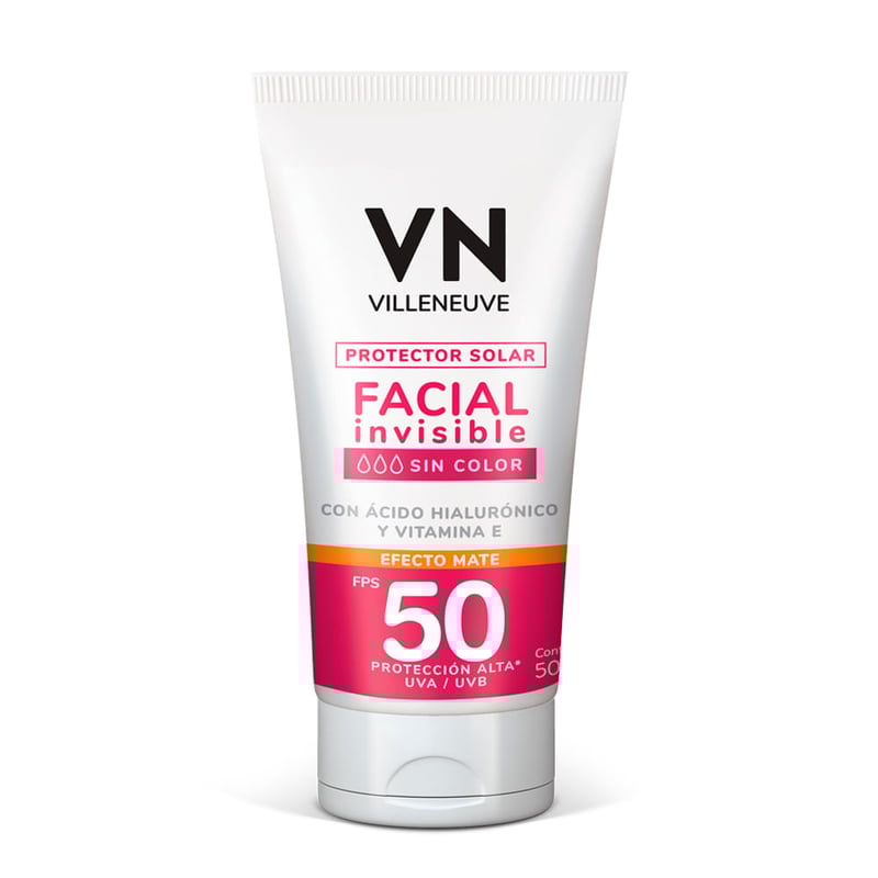 Villeneuve - Protector Solar Facial Villeneuve Sin Color Fps 50
