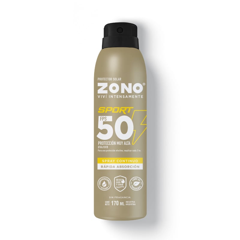 ZONO - Protector Solar en Spray Zono Sport Fps 50